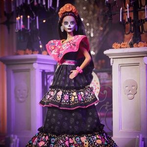 2021 Barbie Dia De Los Muertos Barbie 3rd Doll by Javier Meabe Mattel Collection